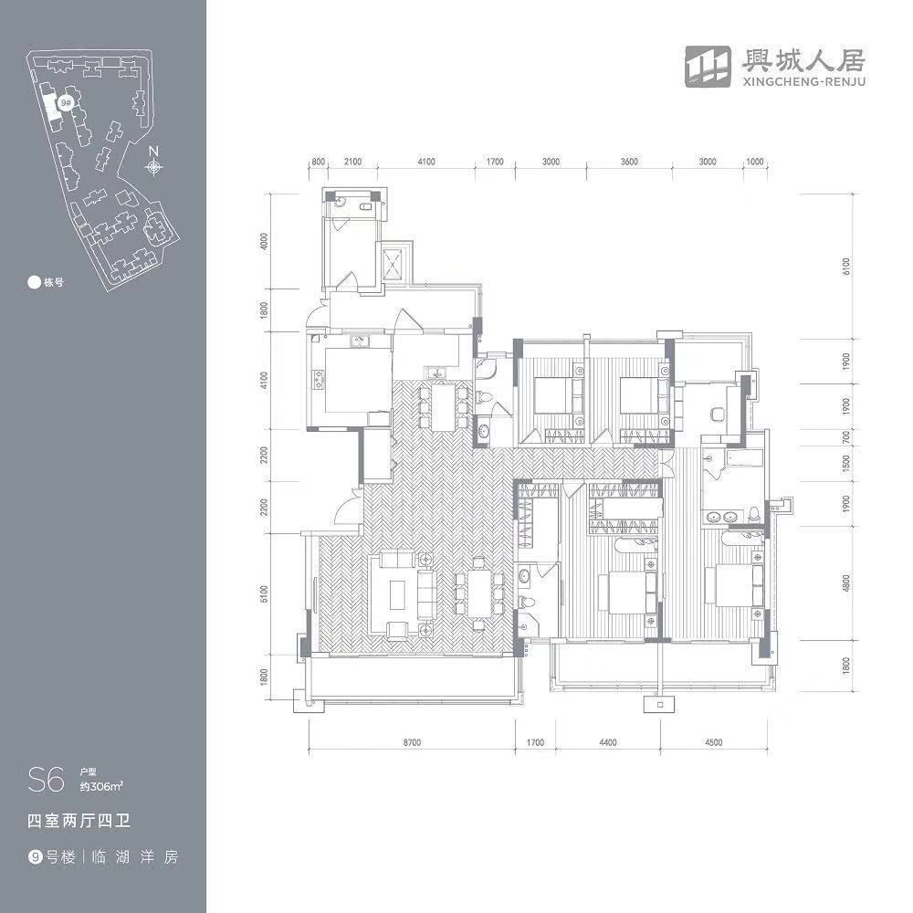 人居?xùn)|湖長島戶型圖