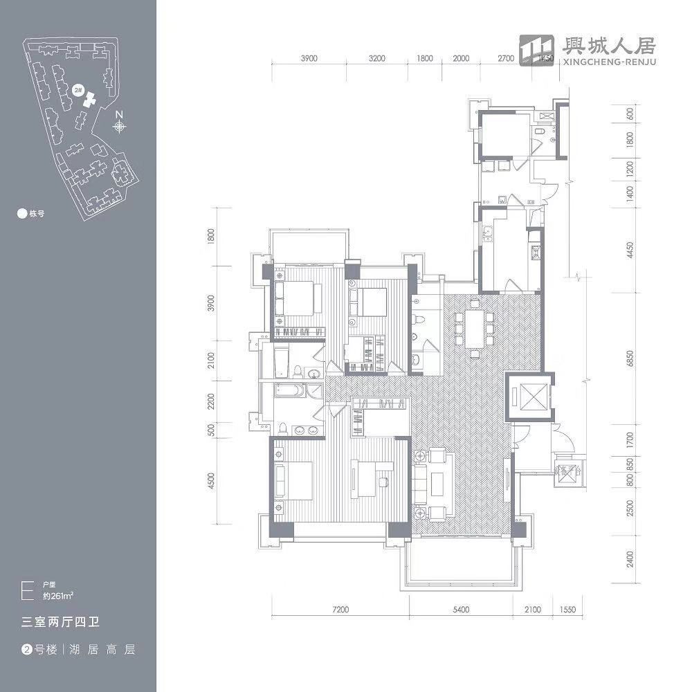 人居?xùn)|湖長島戶型圖