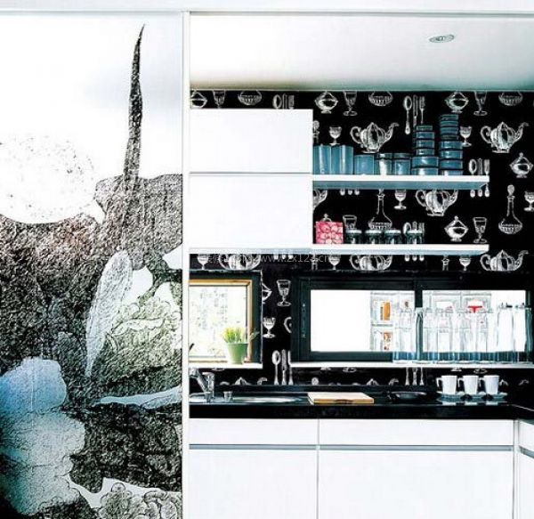 經典黑白風格家居圖片