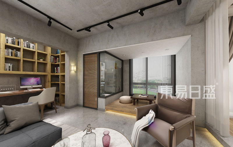 90㎡LOFT戶型北歐風格