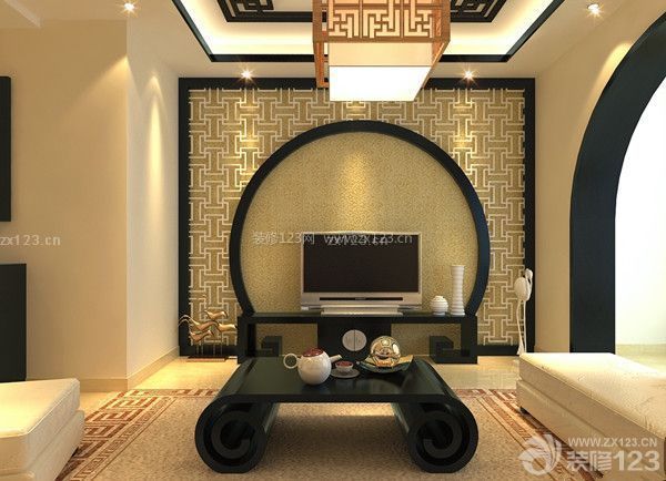 電視背景墻裝修注意事項：造型設(shè)計