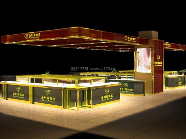 中島式珠寶柜臺