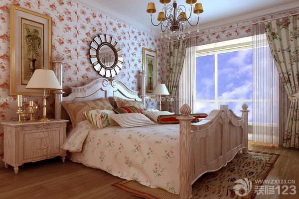 韓式裝修風格技巧3：溫馨壁紙是必須