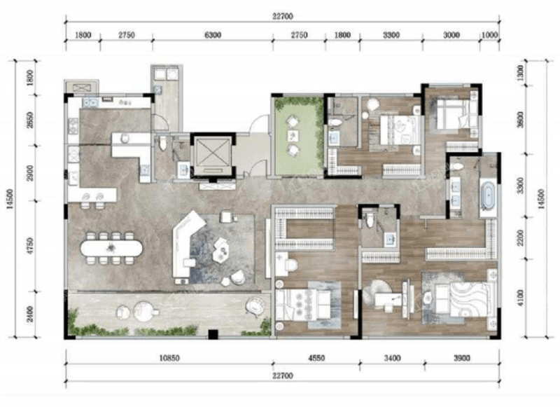 融創(chuàng)國賓雅戶型圖